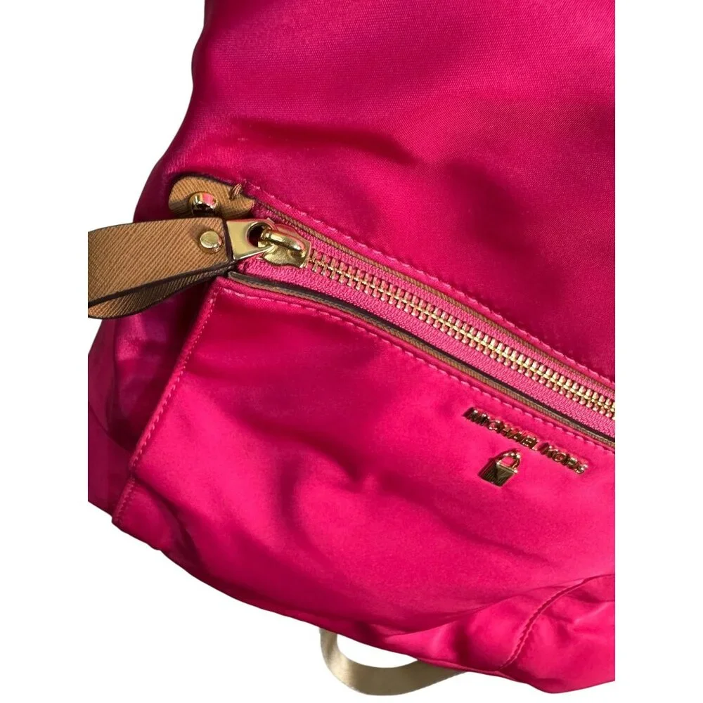 Michael Kors Kelcey Fuchsia Nylon‎ Backpack Bookbag